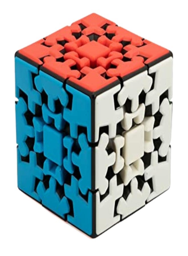 Qwick Click Gear 3x3 Stickerless Cube Speed Cube | Toy for Kids & Adults | Magic Speedy Stress Buster Brainstorming Puzzle 3x3x3 (Multicolor) - Image 1